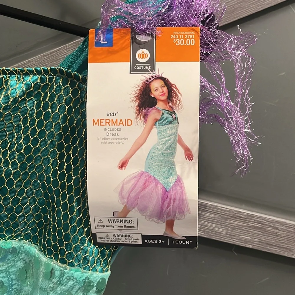 Mermaid costume dress